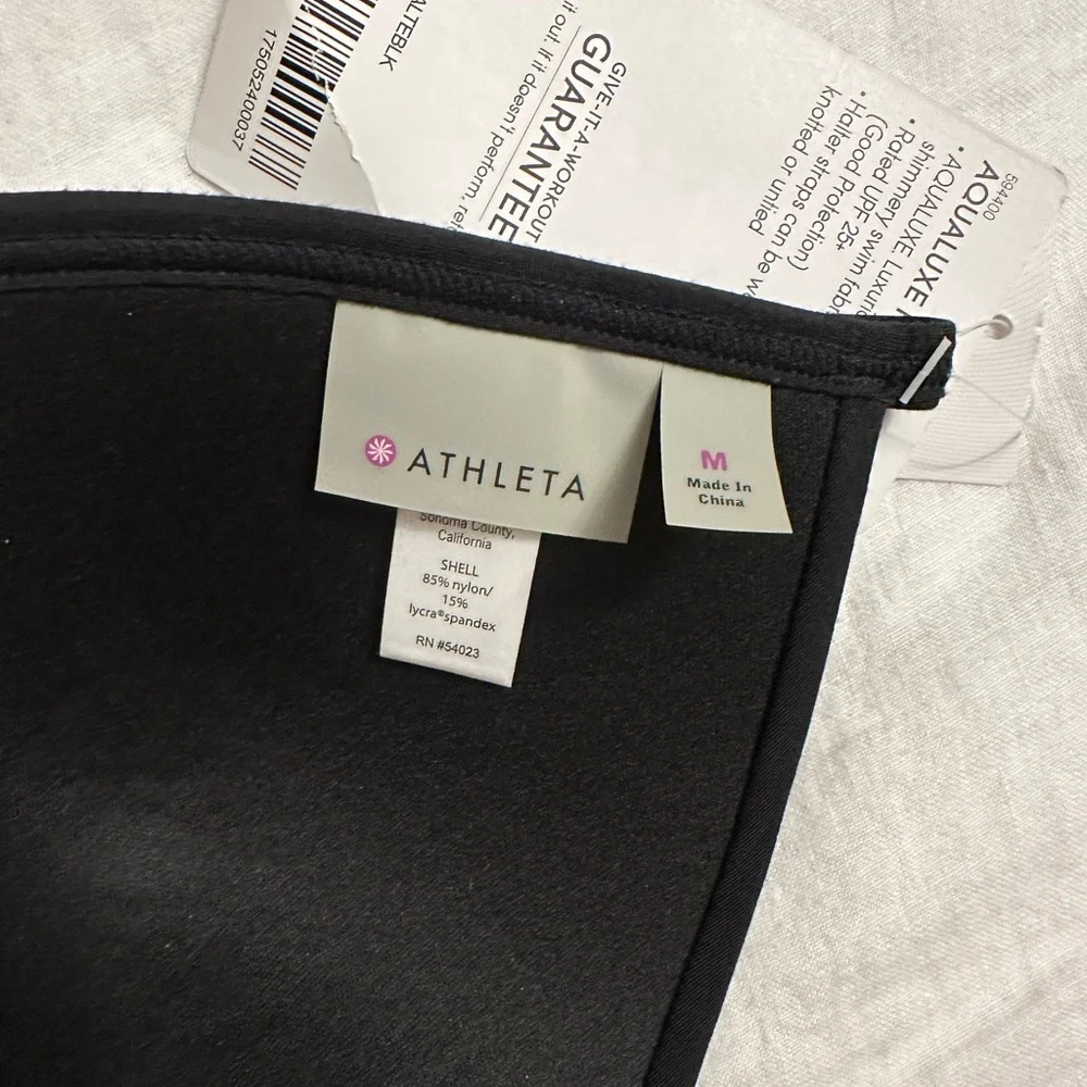 Athleta Aqualuxe Halter Halter Bikini Top NWT - Picture 6 of 6